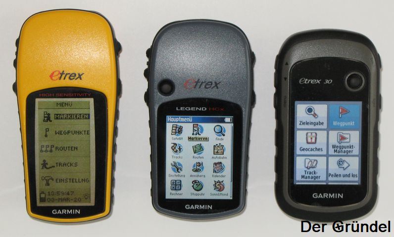 Garmin Etrex Wegpunkt markieren